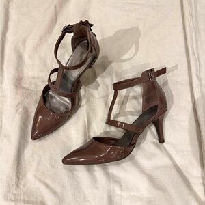 Women’s Worthington WOR Kirk patent leather t-strap heels - Size 8